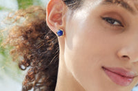 Sterling Silver Lapis Lazuli Earrings