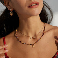 Sterling Silver Flower Stackable Necklace