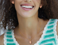 Sterling Silver Natural Amethyst Twist Chain Necklace