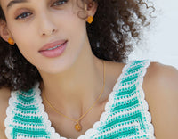 Sterling Silver Natural Amethyst Twist Chain Necklace