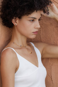 Natural Lapis Lazuli Square Stud Earrings