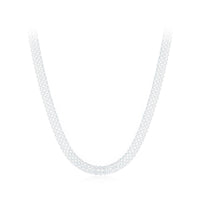 Sterling Silver Snake Chain Choker Necklace