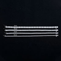 Moissanite Tennis Bracelet in Sterling Silver