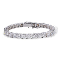 Moissanite Tennis Bracelet in Sterling Silver