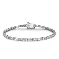 Moissanite Tennis Bracelet in Sterling Silver