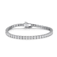 Moissanite Tennis Bracelet in Sterling Silver