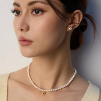 Sterling Silver Freshwater Pearl Statement Earrings