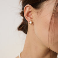 Sterling Silver Freshwater Pearl Statement Earrings