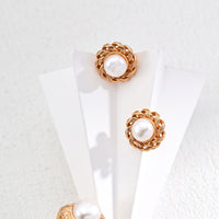 Sterling Silver Freshwater Pearl Statement Earrings