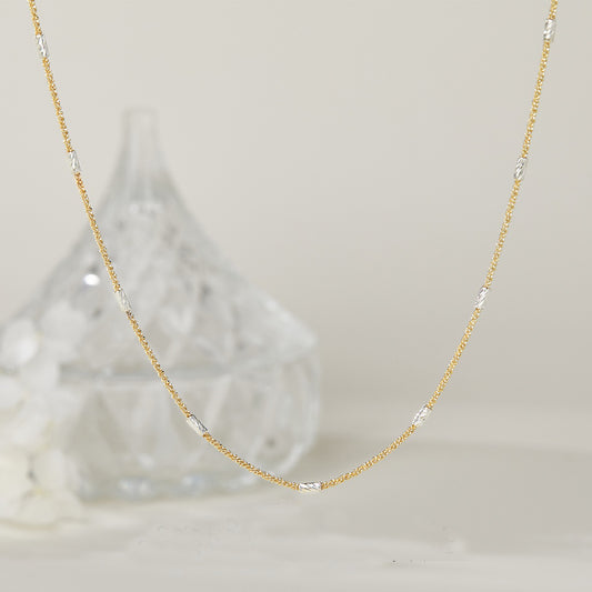 Twisted Sparkle Chain Necklace