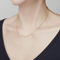 Twisted Sparkle Chain Necklace