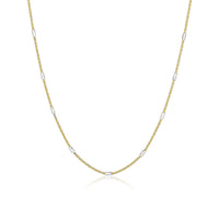 Twisted Sparkle Chain Necklace