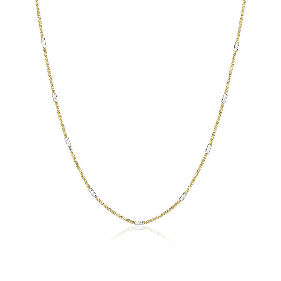 Twisted Sparkle Chain Necklace
