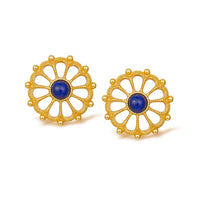 Sterling Silver Natural Lapis Lazuli Earrings