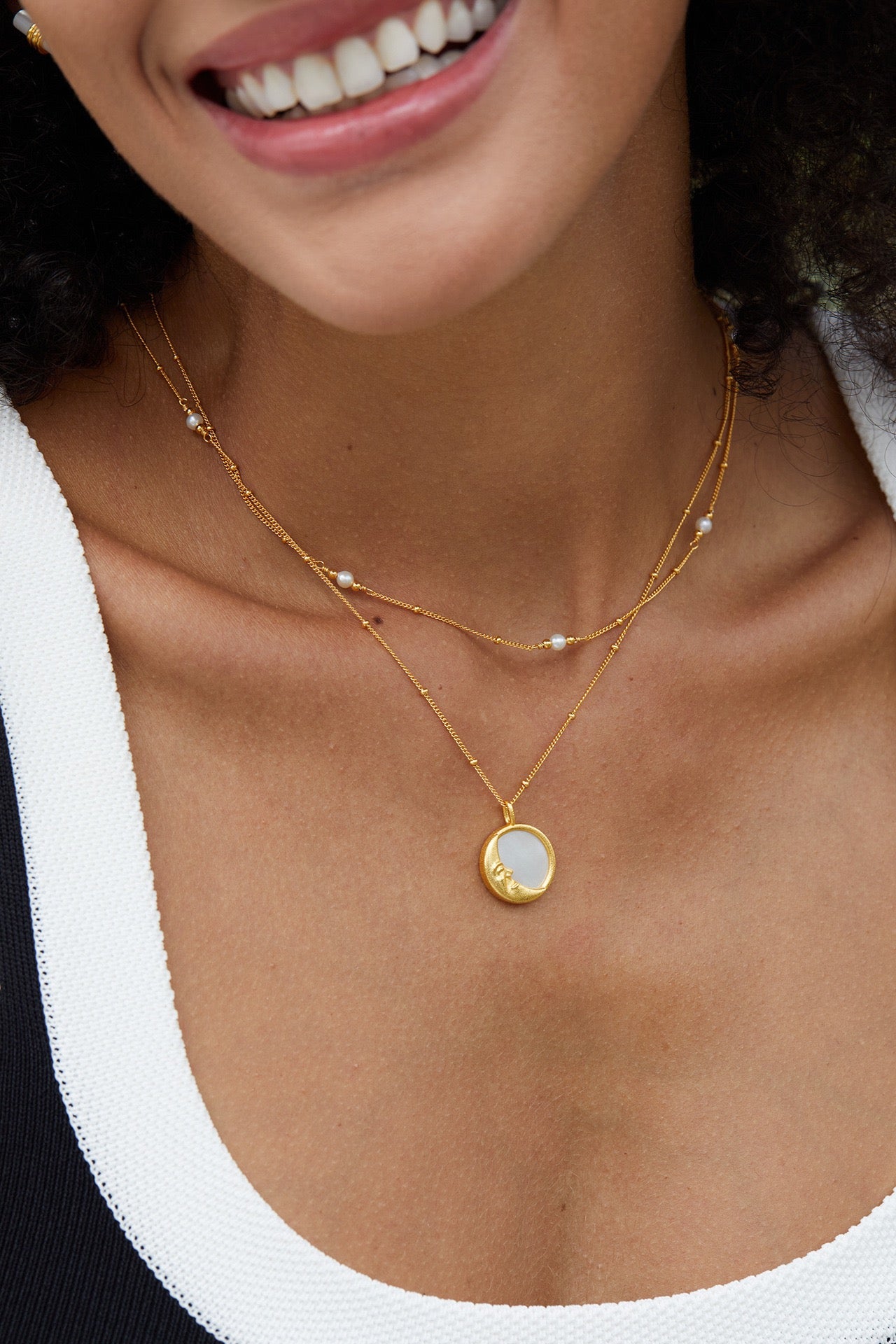 Sterling Silver Pearl Choker Necklace