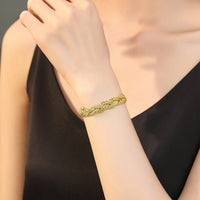 Sterling Silver Woven Bracelet