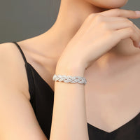 Sterling Silver Woven Bracelet