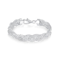 Sterling Silver Woven Bracelet