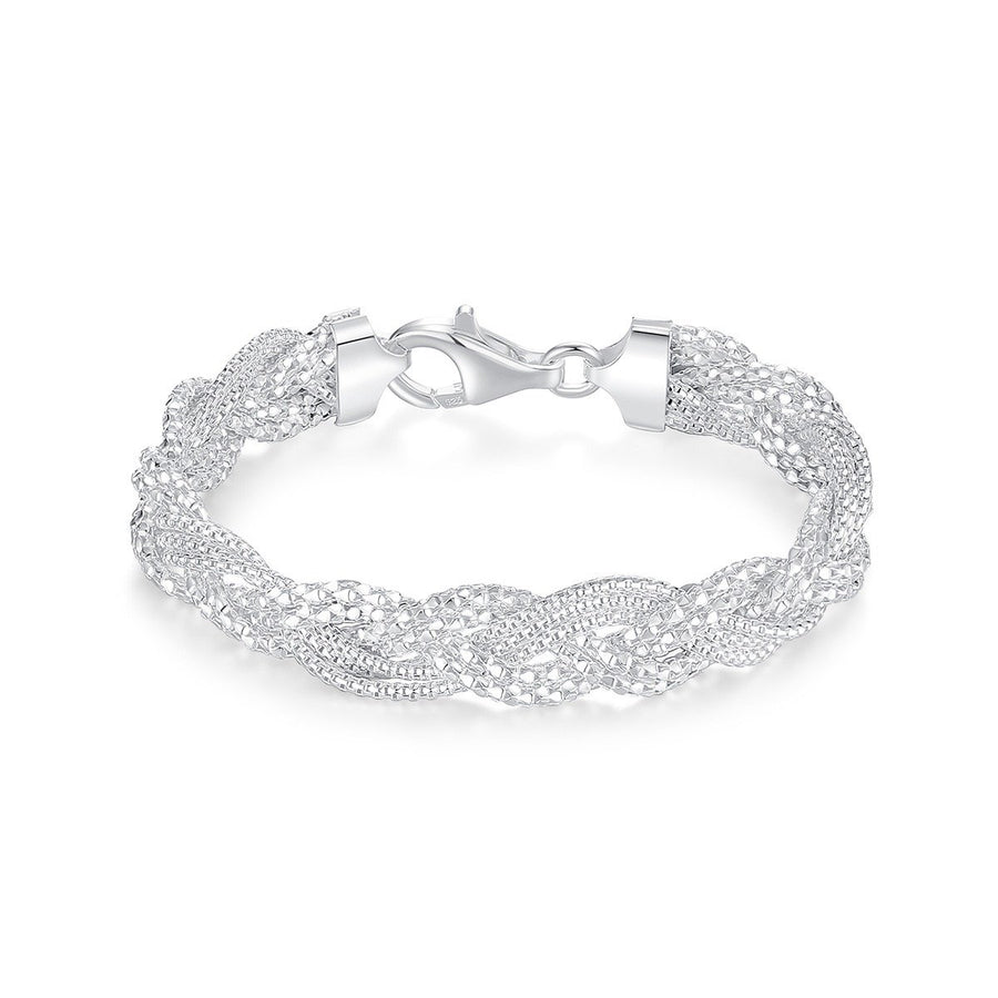 Sterling Silver Woven Bracelet