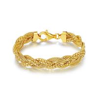 Sterling Silver Woven Bracelet