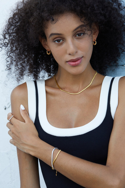 Sterling Silver Snake Chain Necklace