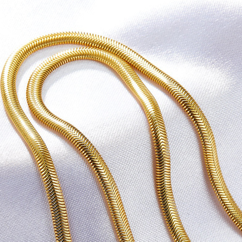 Sterling Silver Snake Chain Necklace