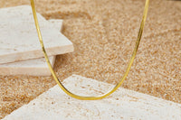 Gold Plated Snake Chain Necklace