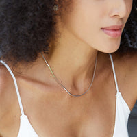 Gold Plated Snake Chain Necklace