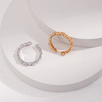 Sterling Silver Heart Open Ring