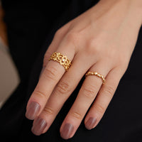 Sterling Silver Heart Open Ring