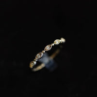 Sterling Silver Cubic Zirconia Stackable Ring