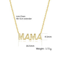 Sterling Silver Mama Necklace