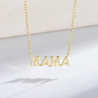 Sterling Silver Mama Necklace