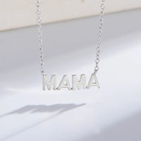 Sterling Silver Mama Necklace