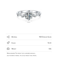 Sterling Silver Sparkling Crown Ring