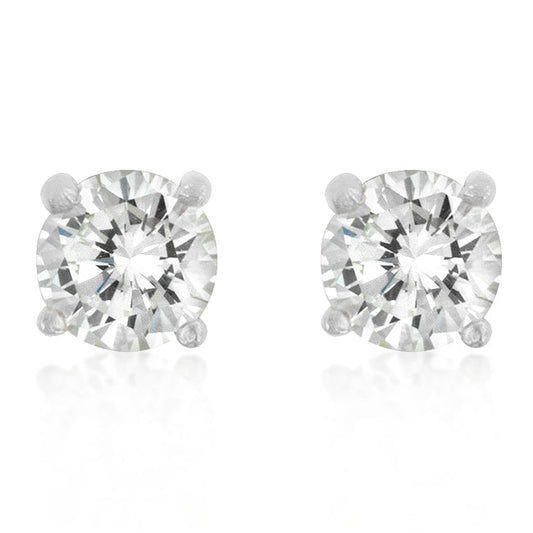 Jacqueline Cubic Zirconia Stud Earrings