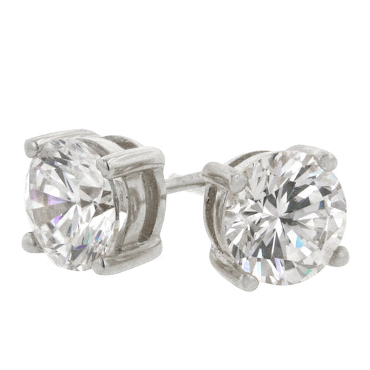 Phoebe Pink Cubic Zirconia Stud Earrings