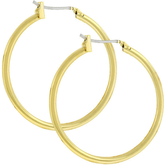 Goldtone Hoop Earrings