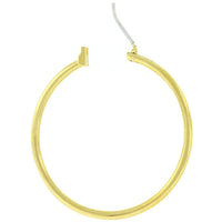 Classic Goldtone Hoop Earrings