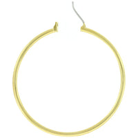 Large Gold-Tone Hoop Earrings