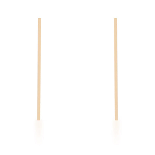 Carolee Gold Line Drop Earrings