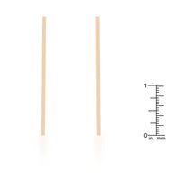 Carolee Gold Line Drop Earrings