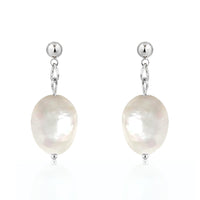 Natural Baroque Pearl Drop Earrings