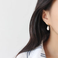 Natural Baroque Pearl Drop Earrings