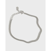 Sterling Silver Bracelet 2mm & 3mm