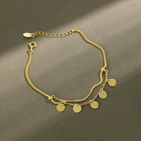 Gold Plated Tassel Bracelet