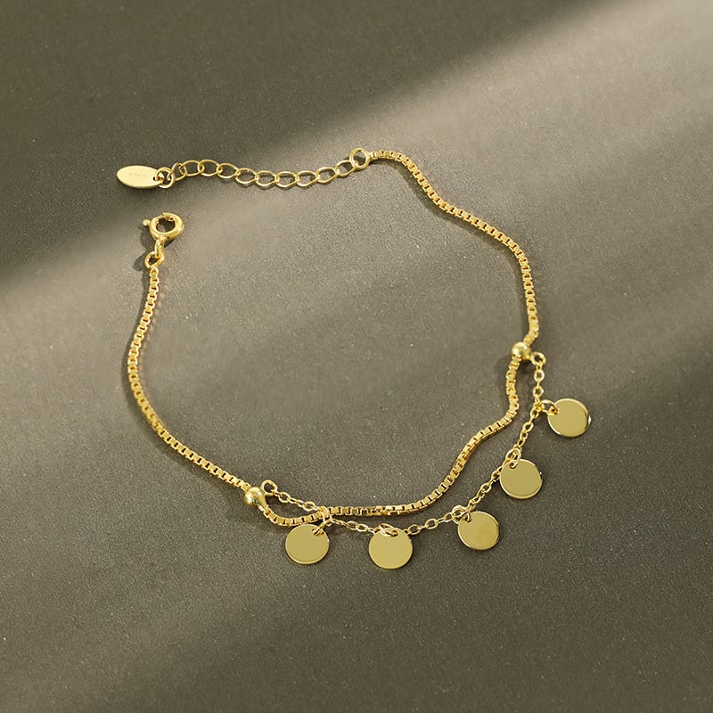 Gold Plated Tassel Bracelet