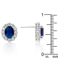 Royal Wedding Sapphire Stud Earrings