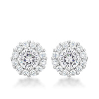 Bella Bridal Earrings - Clear