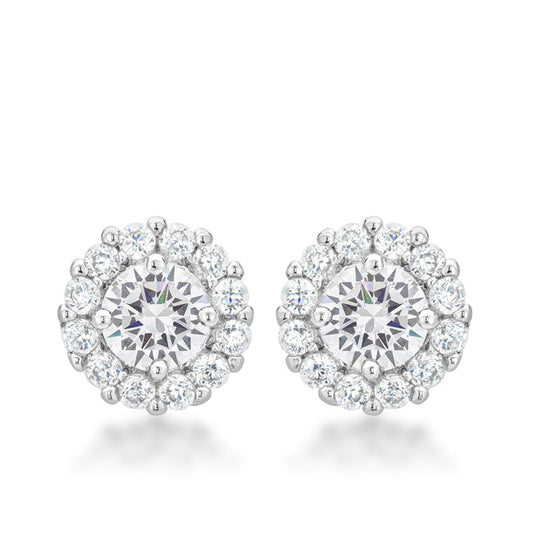Bella Bridal Earrings - Clear